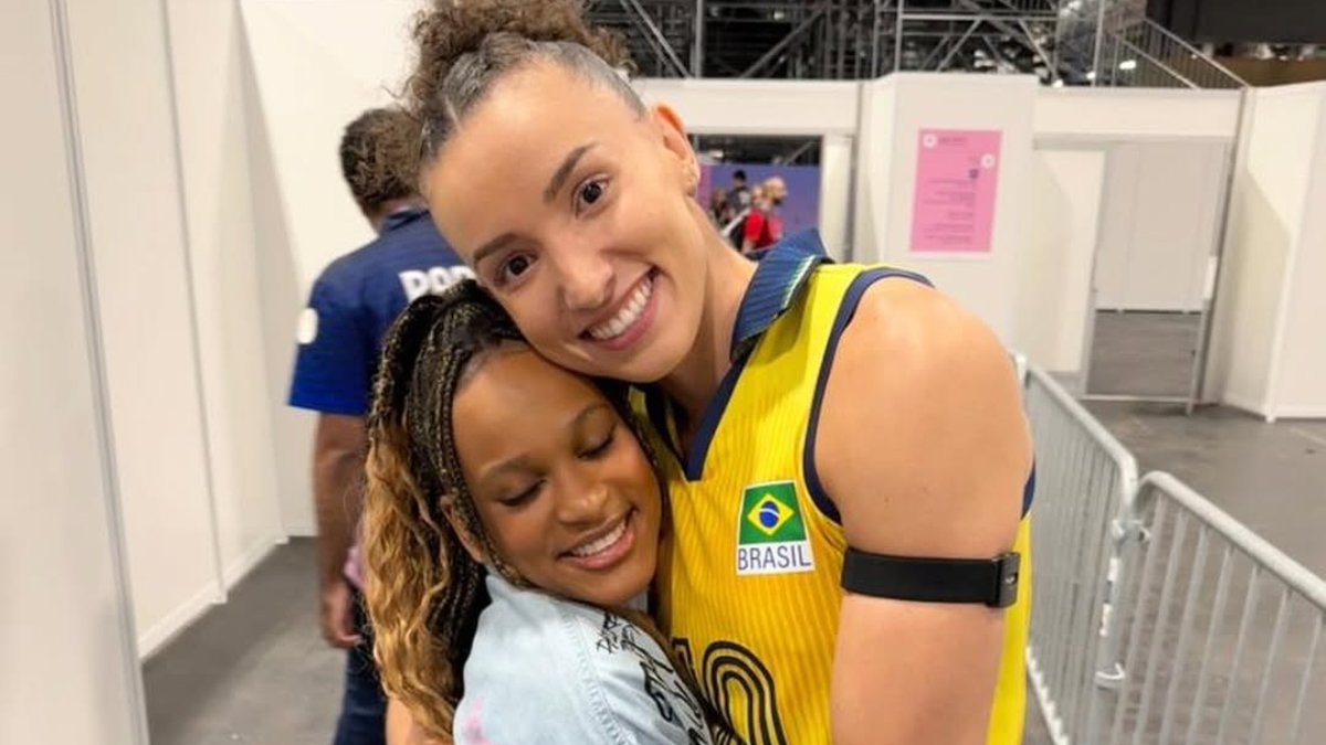 Rebeca Andrade e Gabi Guimarães (foto: Reprodução Instagram)