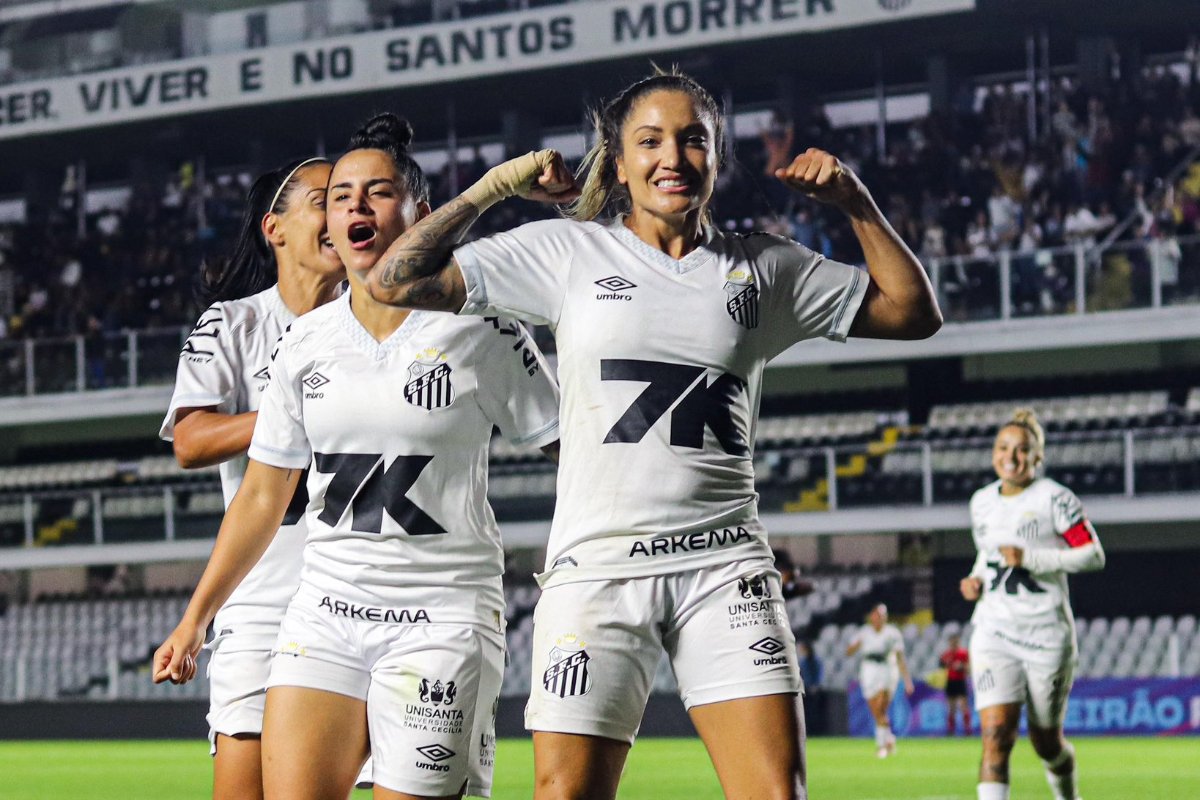 Santos avançou à final da Série A2 do Brasileiro Feminino (foto: Divulgação/Santos)