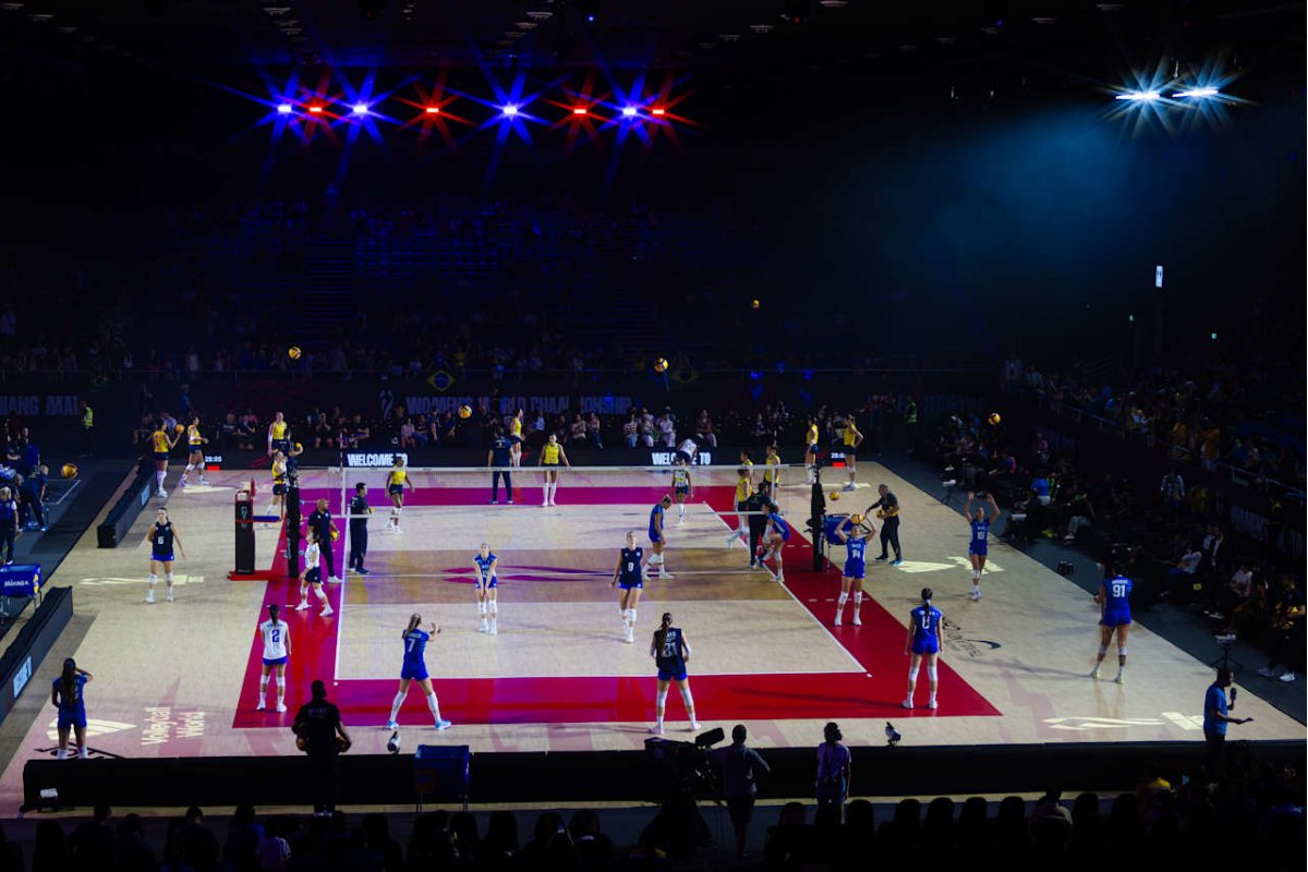 Mundial Feminino de Vôlei está sendo disputado na Tailândia (foto: Divulgação/Volleyballworld)