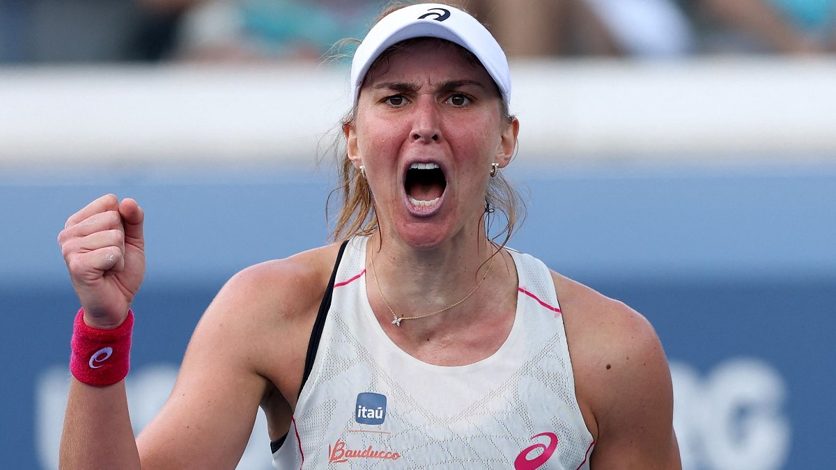 Bia Haddad Maia, tenista brasileira (foto: ELSA / GETTY IMAGES NORTH AMERICA / Getty Images via AFP)