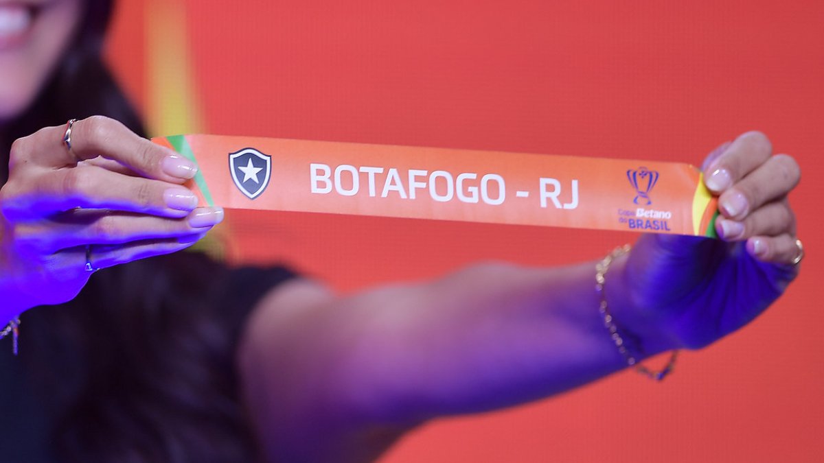 Botafogo no sorteio da Copa do Brasil (foto: Staff Images/CBF)
