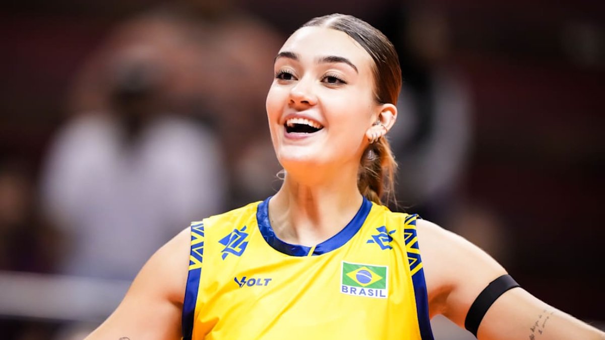 Helena, ponteira da Seleção Brasileira Feminina de Vôlei (foto: Divulgação FIVB)