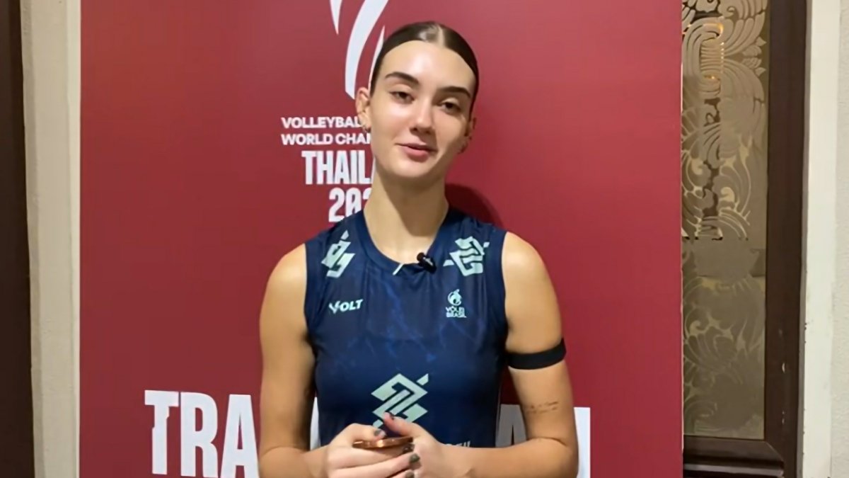 Helena Wenk, ponteira da Seleção Brasileira Feminina de Vôlei (foto: Divulgação CBV)