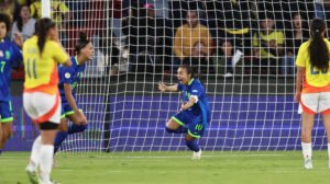 Marta fez dois gols na final da Copa América Feminina - Crédito: 