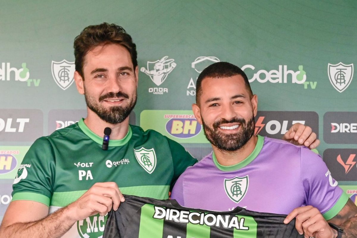 Aloísio, novo volante do América (foto: Mourão Panda/América)