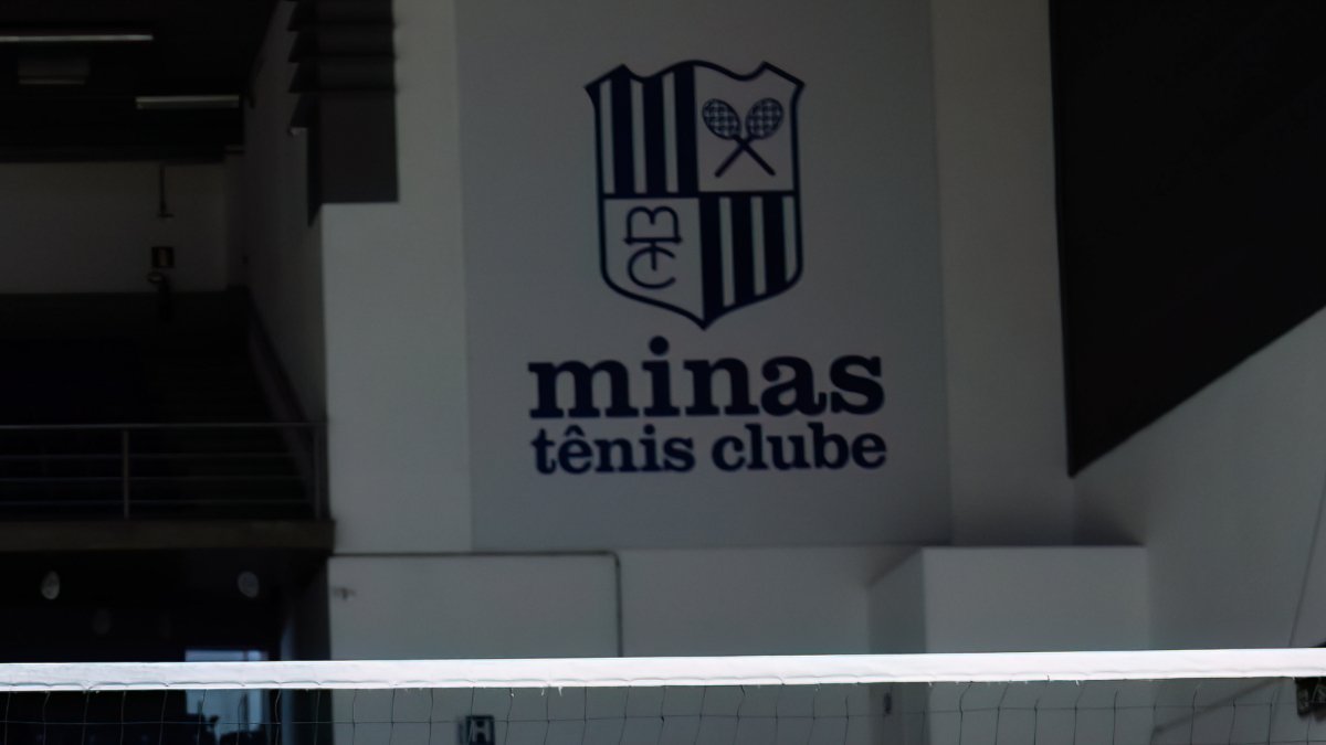 Símbolo do Minas Tênis Clube na Arena UniBH (foto: Hedgard Moraes/MTC)