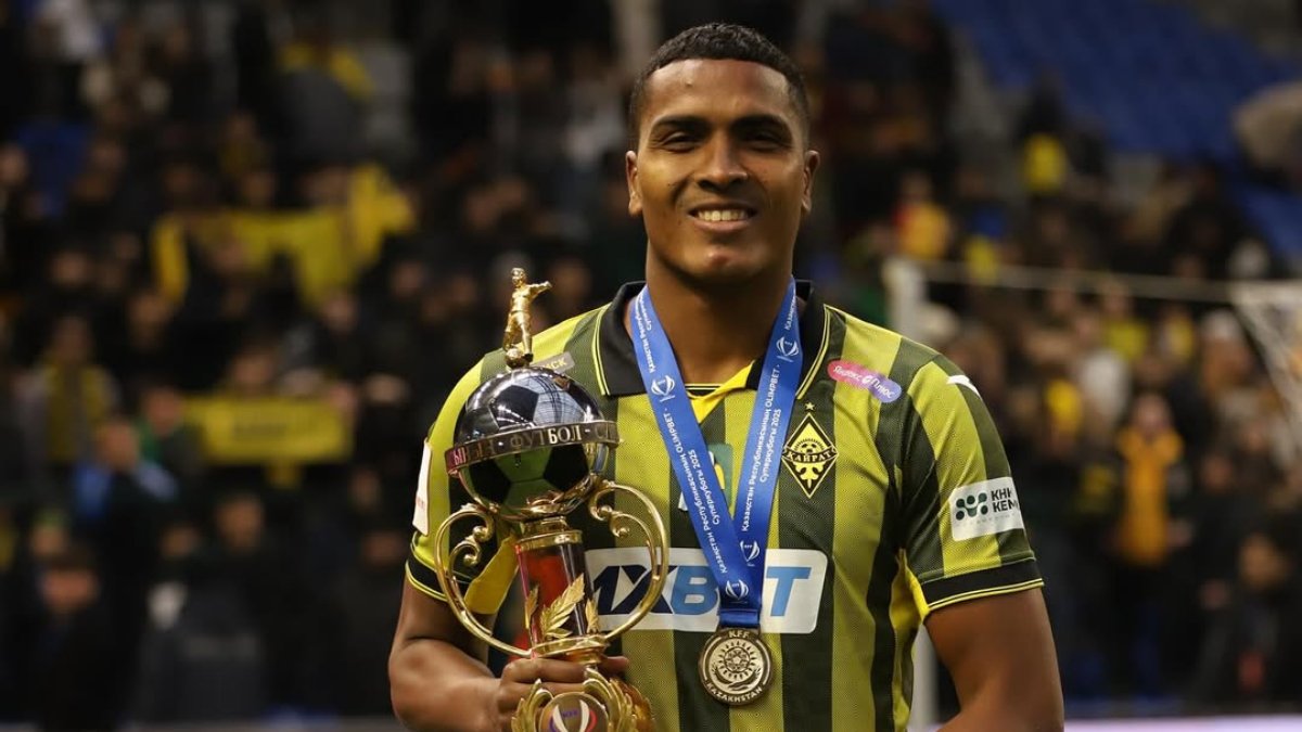 Elder Santana, atacante do Kairat - (foto: Reprodução Instagram)