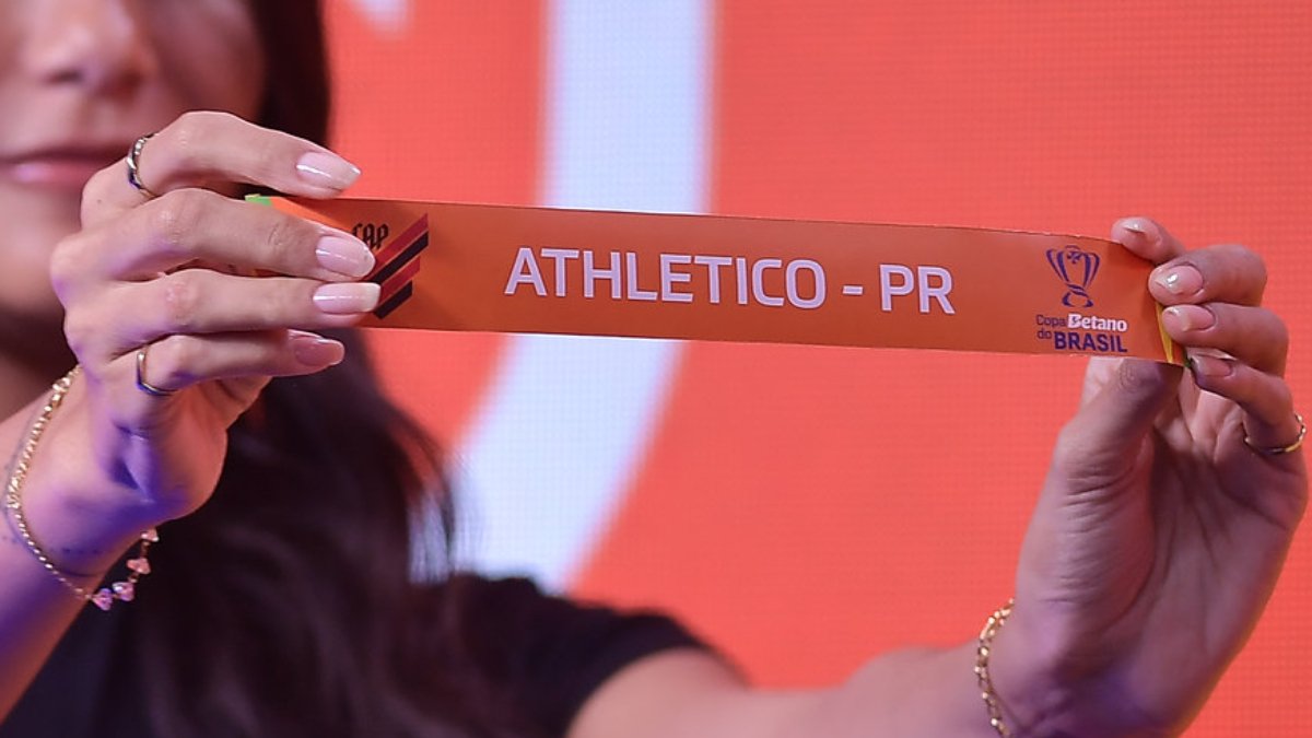 Athletico-PR no sorteio da Copa do Brasil (foto: Staff Images/CBF)