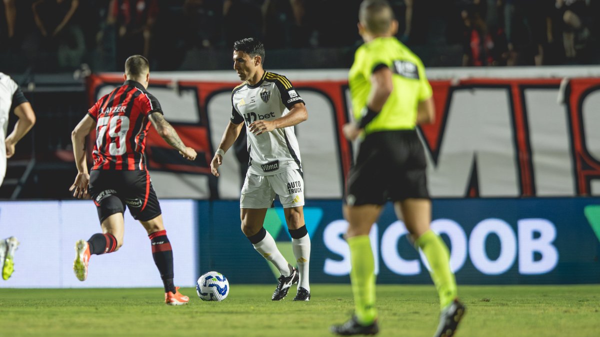 Jogo entre Vitória e Atlético pelo Brasileiro no Barradão (foto: Pedro Souza / Atlético)