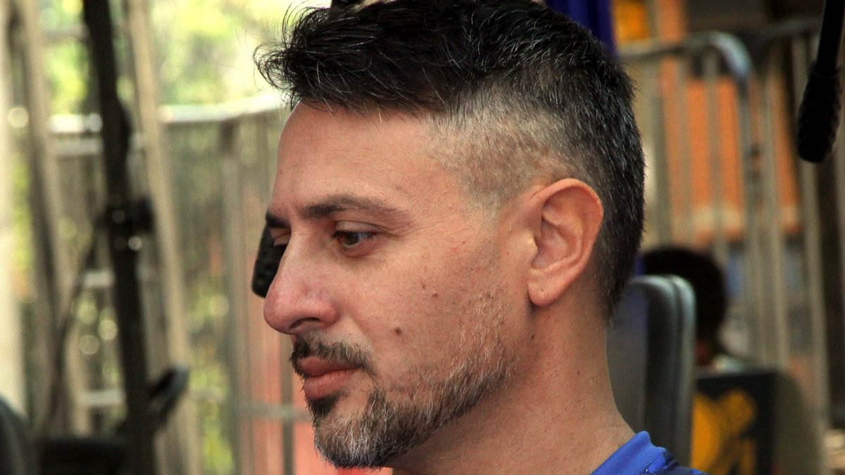 Lorenzo Pintus, técnico do time feminino de vôlei do Minas (foto: Jair Amaral/EM/D.A Press)