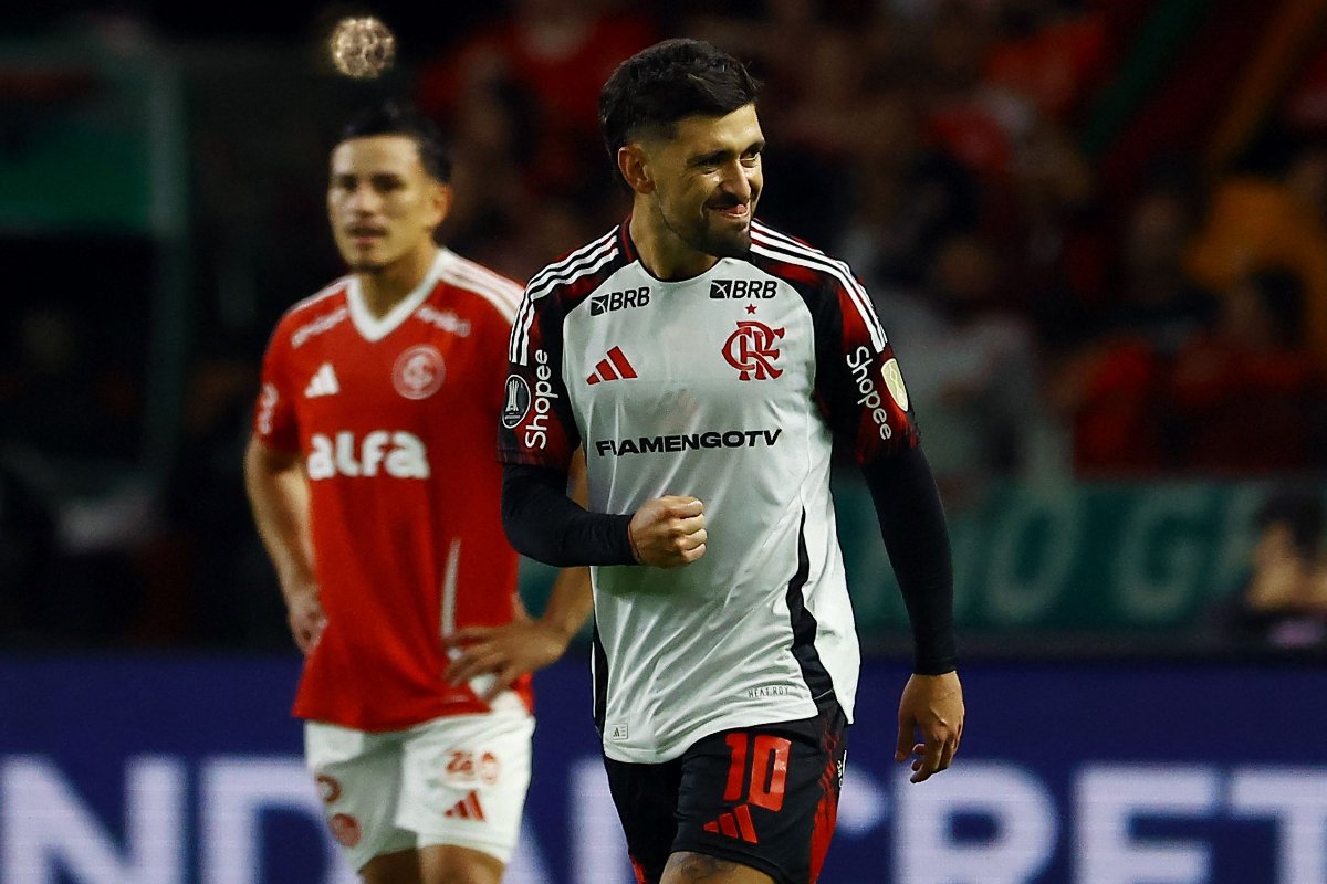 Flamengo eliminou o Inter nas oitavas de final da Libertadores (foto: SILVIO AVILA / AFP)