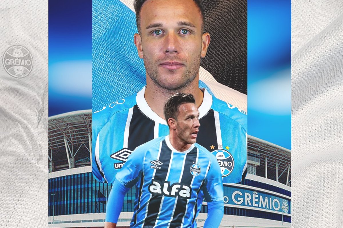 Arthur voltou ao Grêmio após sete anos (foto: Divulgação/Grêmio)