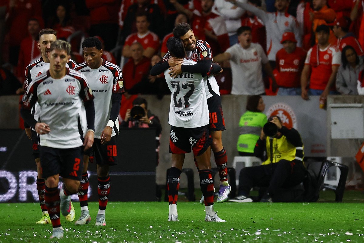 Flamengo está nas quartas de final da Libertadores (foto: SILVIO AVILA / AFP)