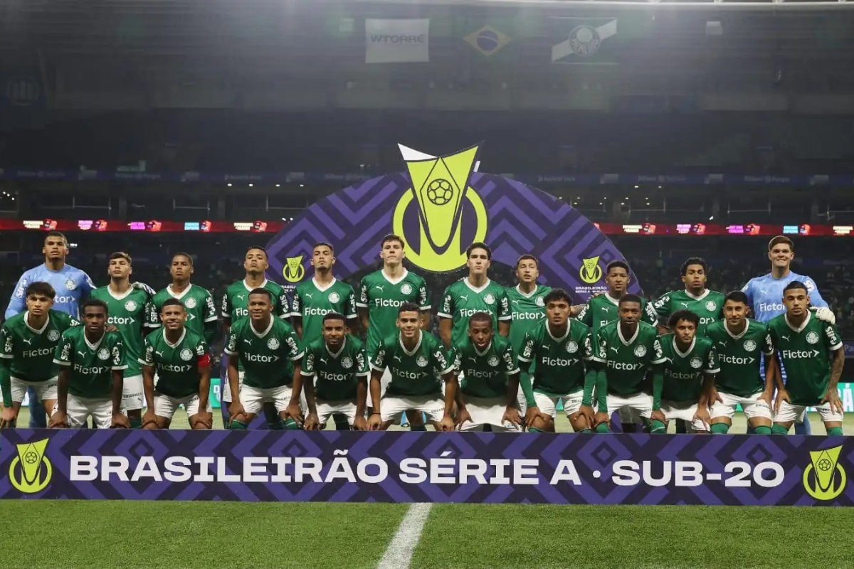 Palmeiras foi campeão do Brasileiro Sub-20 (foto: Divulgação/Palmeiras)