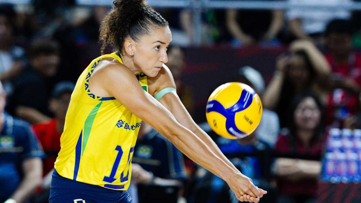 Gabi Guimarães, ponteira e capitã da Seleção Brasileira de Vôlei (foto: Divulgação / FIVB)
