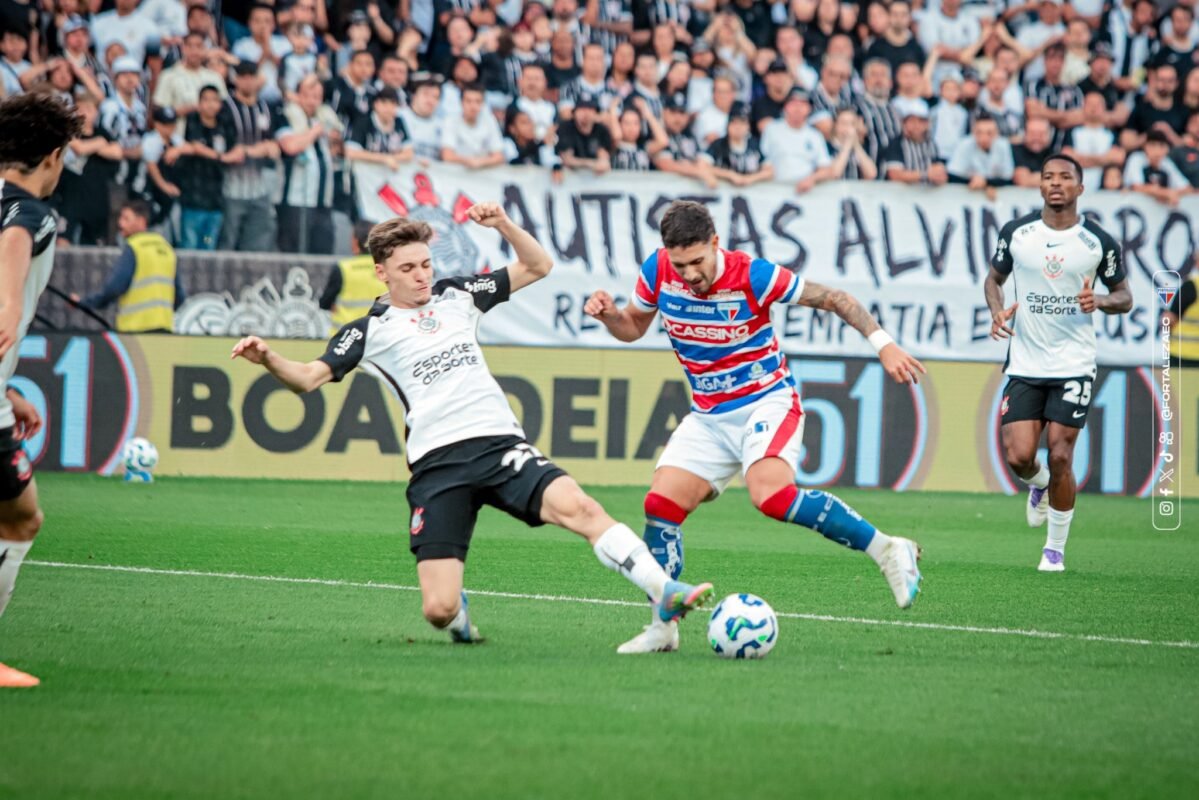 Corinthians e Fortaleza empatam pelo Brasileirão (foto: Mateus Lotif/FEC)