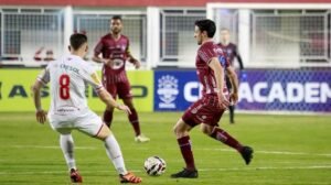 Tombense empatou com  o Caxias e caiu para a Série D - Crédito: 