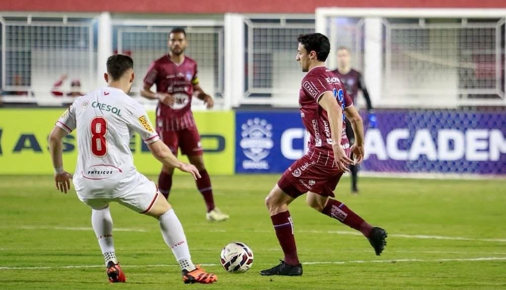 Tombense empatou com o Caxias e caiu para a Série D (foto: Caxias/Divulgação)