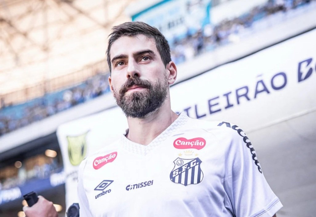 Luan Peres, jogador do Santos (foto: Raul Baretta/Santos)