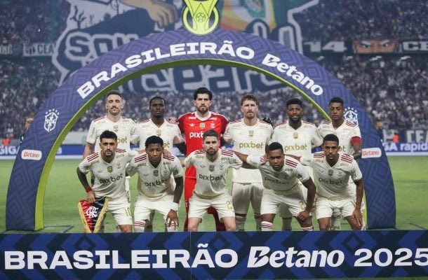 Jogadores do Flamengo posados (foto: Gilvan de Souza/Flamengo)