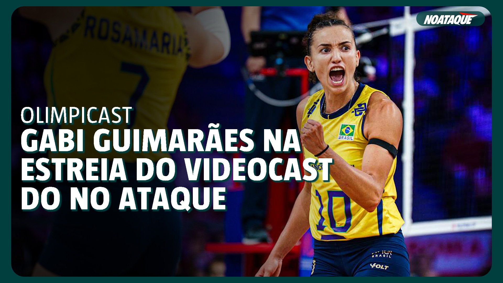 Gabi Guimarães dá entrevista ao Olimpicast (foto: Divulgação)