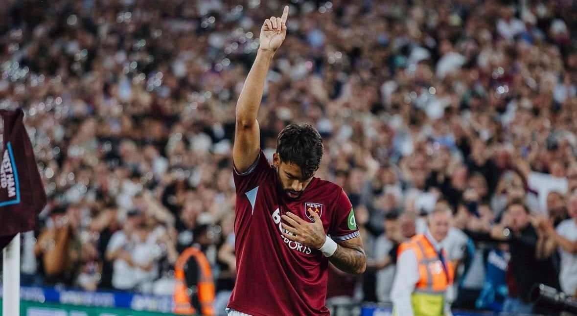 Jogador durante comemoração (foto: Divulgação/Lucas Paquetá)