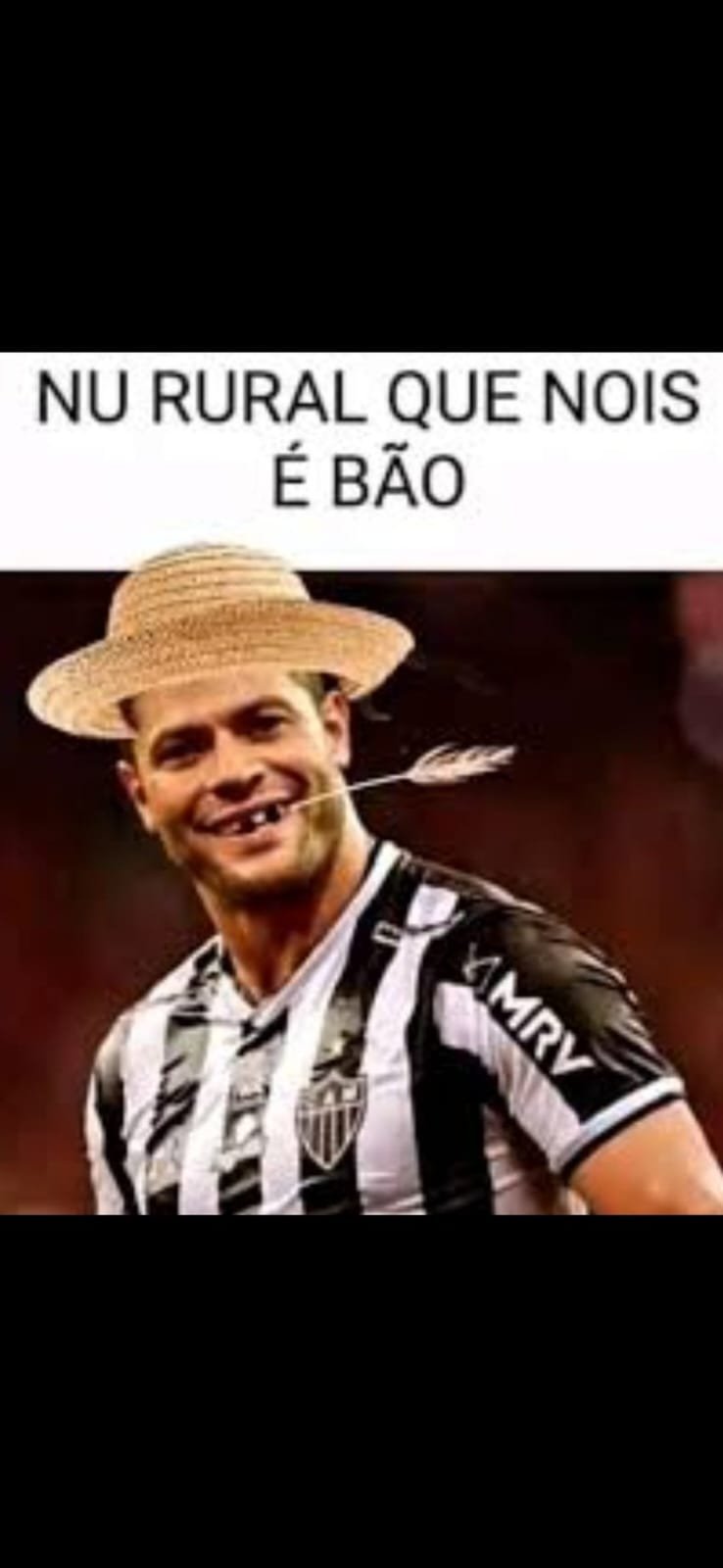 Meme da vitória do Cruzeiro sobre o Atlético