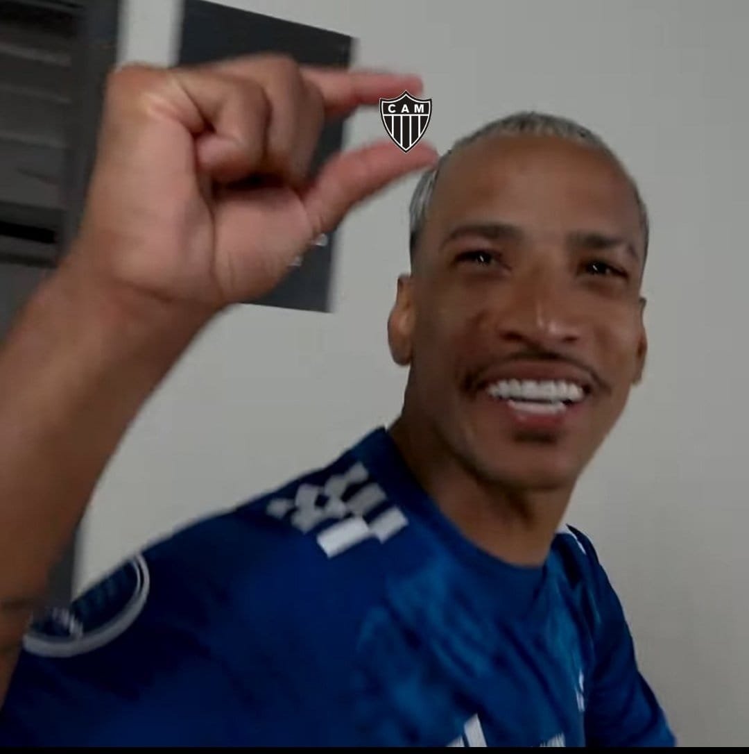 Meme da vitória do Cruzeiro sobre o Atlético