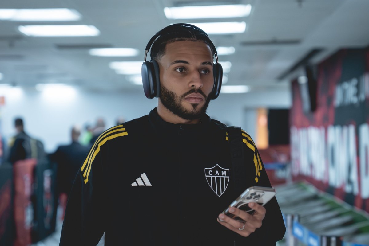 Alexsander, novo volante do Atlético (foto: Pedro Souza/Atlético)