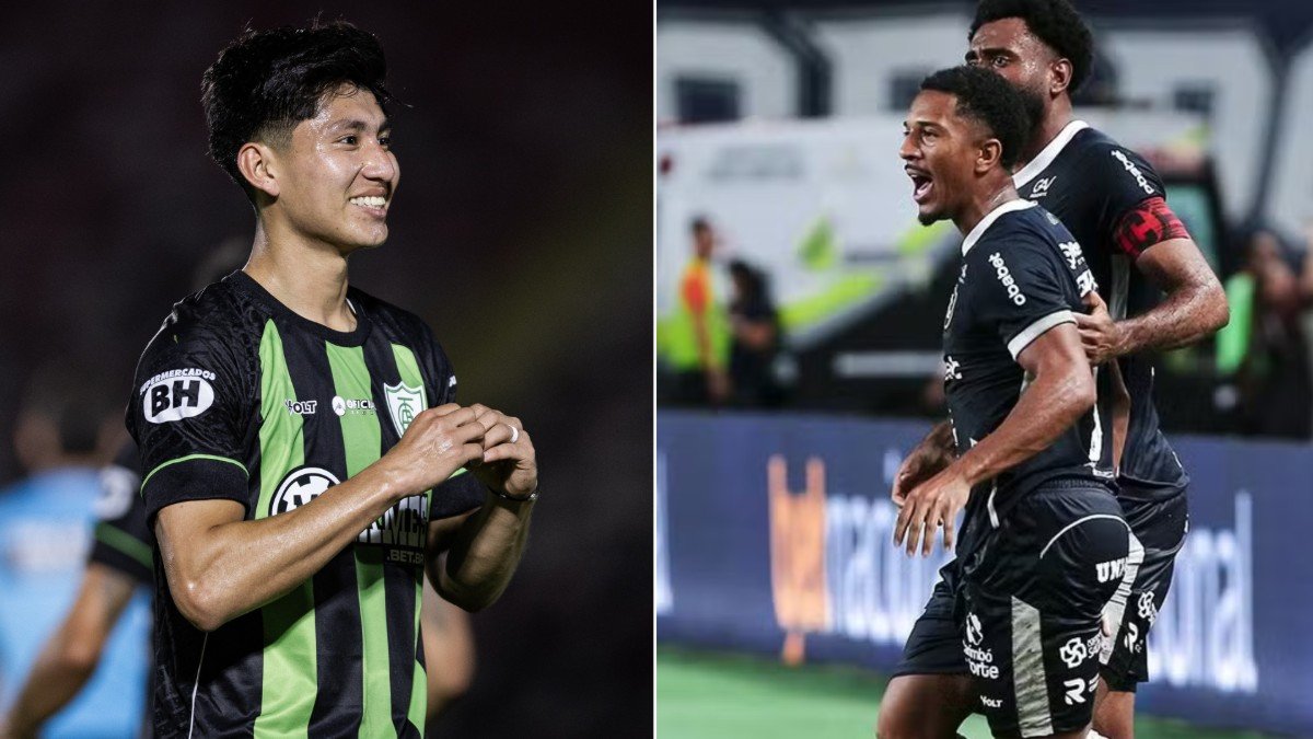 América e Remo se enfrentam neste sábado (9/8) pela Série B (foto: América/Divulgação e Samara Miranda/Remo)