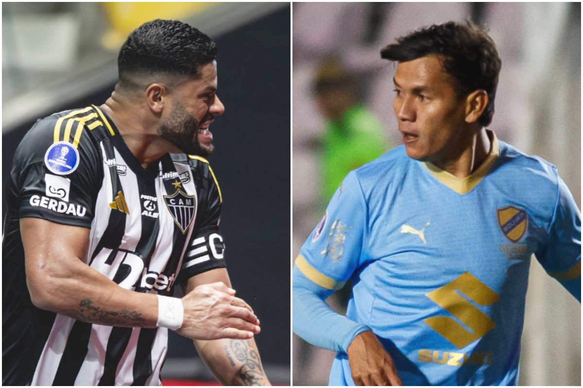 Atlético e Bolívar medirão forças nas quartas de final da Copa Sul-Americana de 2025 (foto: Montagem com imagens de Pedro Souza/Atlético e Bolívar)