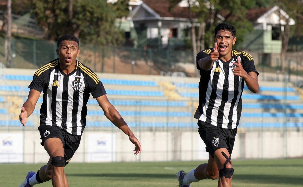 Atlético contou com gol de Índio para superar o Cruzeiro no Brasileiro Sub-17 (foto: Divulgação/X/GaloNaBase)