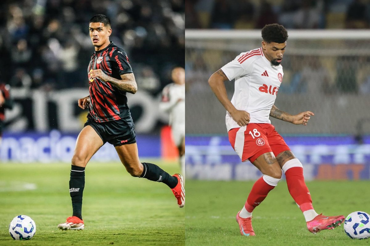 Equipes se prepararam pelo duelo pela Série A (foto: Divulgação/Bragantino e Internacional)