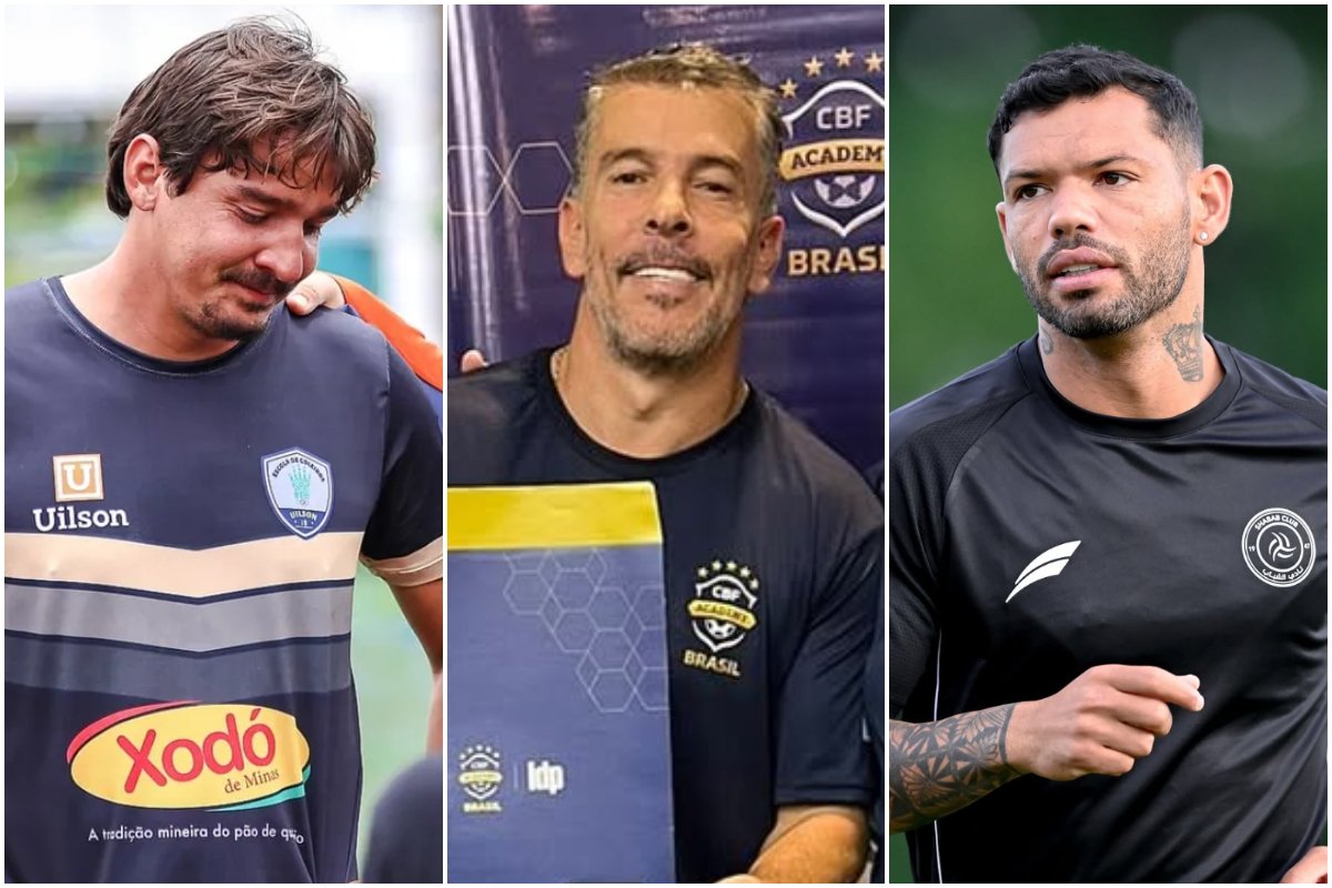 Uilson, Leandro Donizete e Carlos foram três dos jogadores campeões da Copa do Brasil de 2014 pelo Atlético (foto: Montagem com imagens de Reprodução/Instagram)