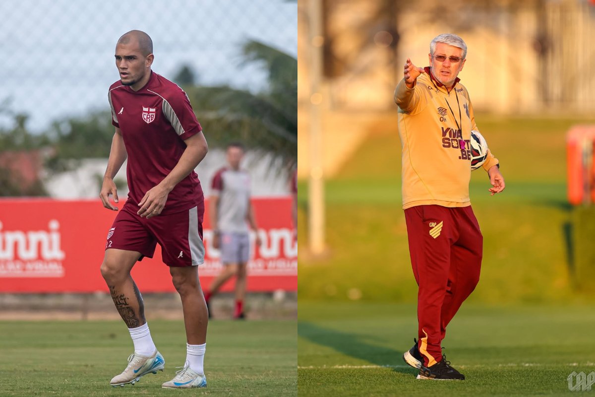 Equipes se preparam para duelo pela Série B (foto: Divulgação/CRB e Athletico)