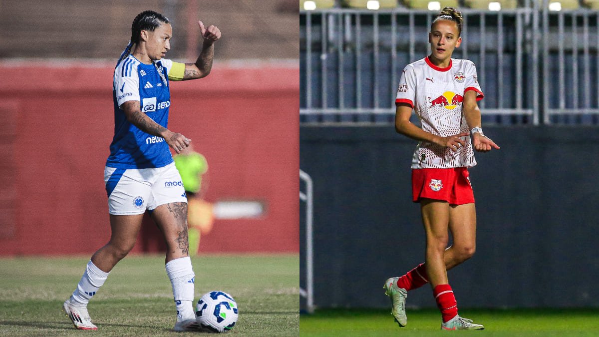 Atacantes Byanca Brasil e Paulina são dois dos destaques de Cruzeiro e Bragantino, respectivamente (foto: Gustavo Martins/Cruzeiro; Fernando Roberto/Bragantino)