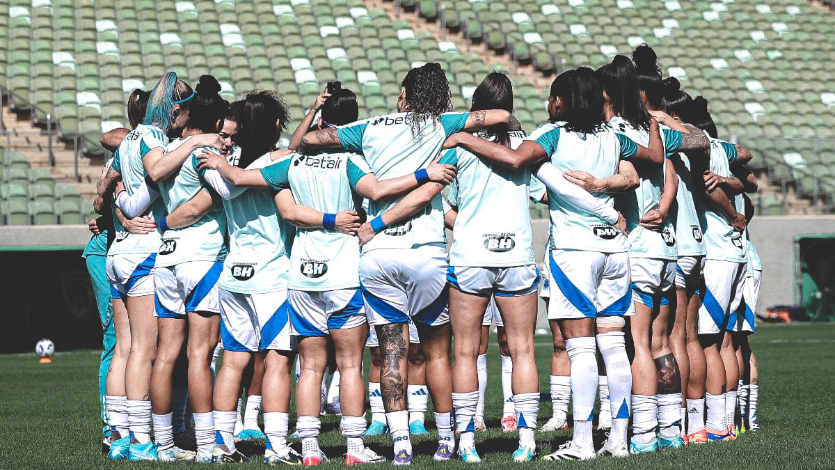 Cruzeiro conquistou vaga na semi do Brasileiro Feminino pela primeira vez na história (foto: Gustavo Martins/Cruzeiro)