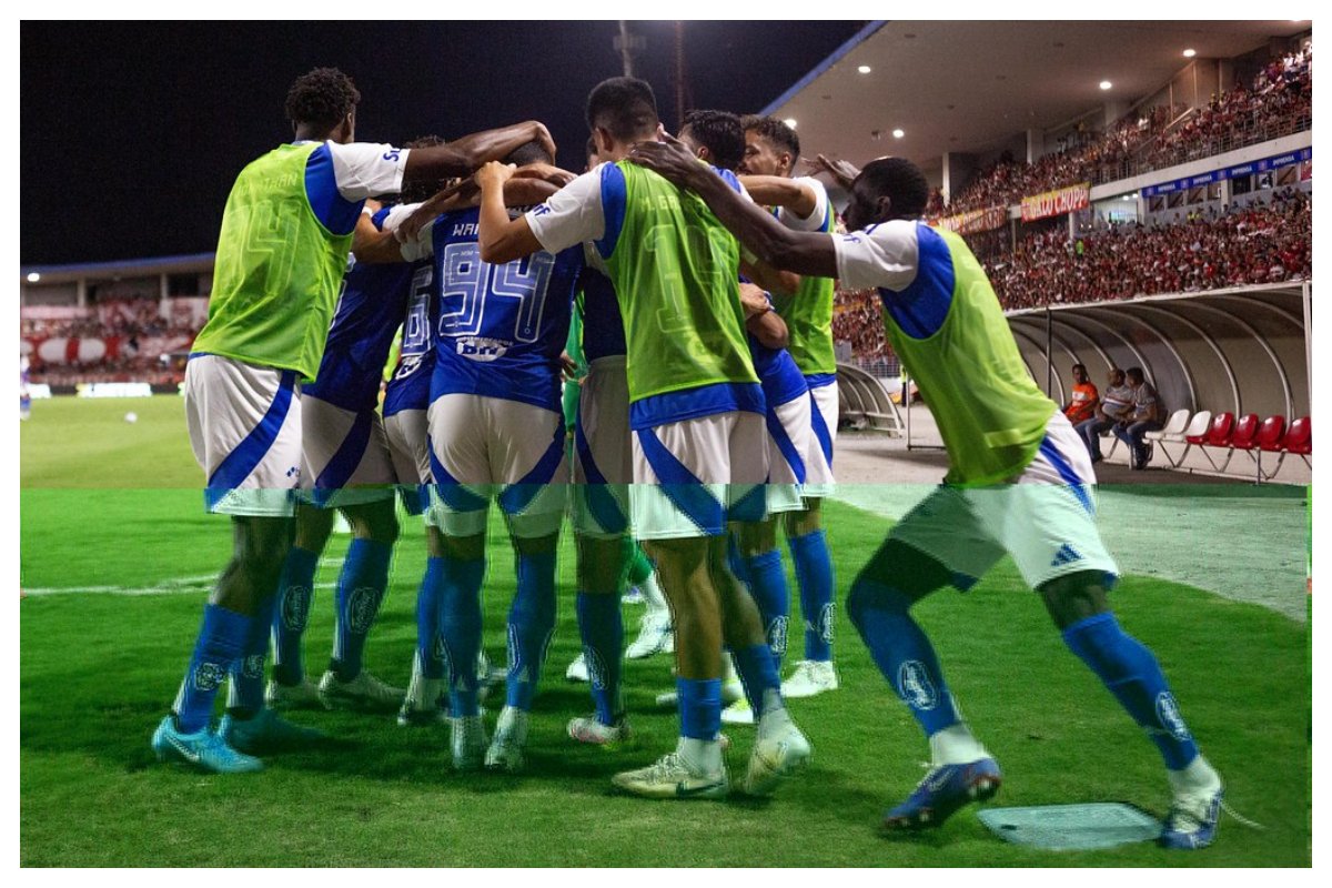 Jogadores do Cruzeiro comemoram gol contra o CRB (foto: Rafael Vieira/Cruzeiro)