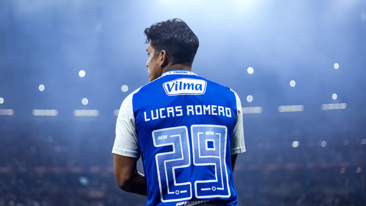 Lucas Romero, volante do Cruzeiro (foto: Gustavo Aleixo/Cruzeiro)