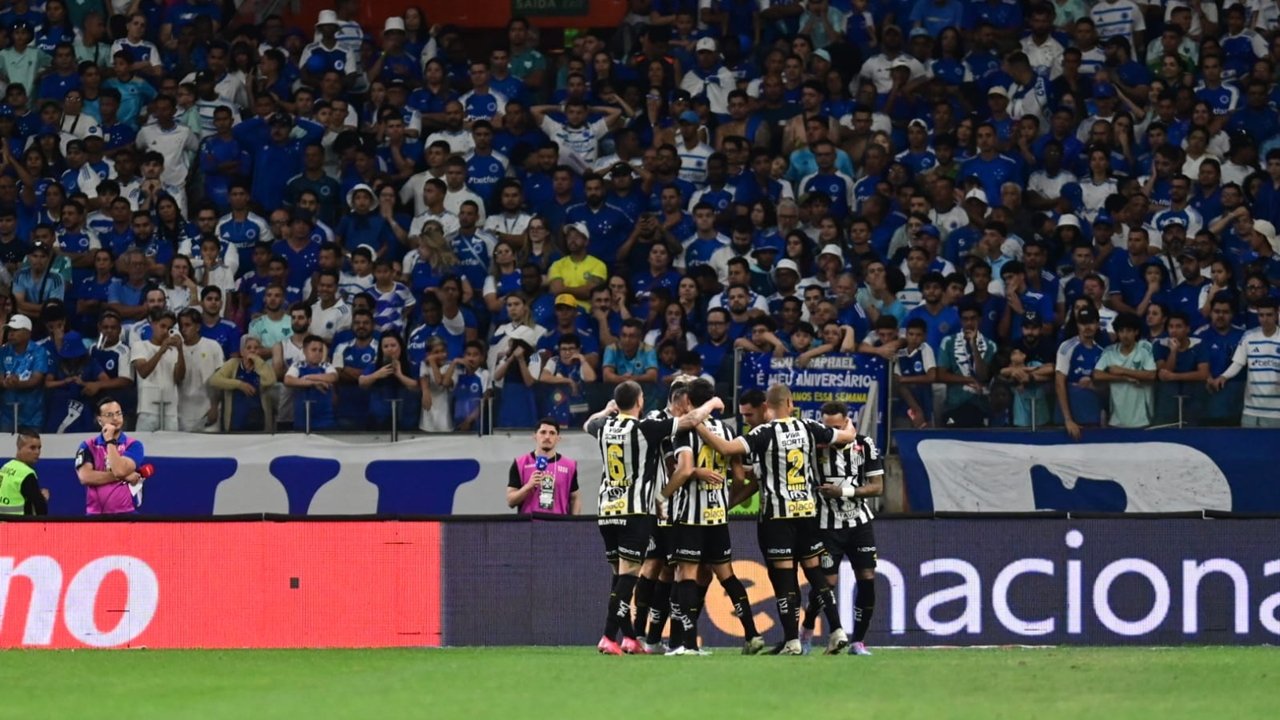 Cruzeiro 2 x 1 Santos (foto: Leandro Couri/EM/DA Press)