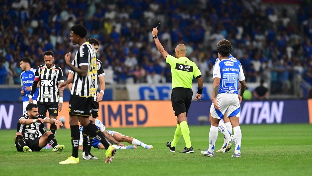 Cruzeiro 1 x 2 Santos (foto: Leandro Couri/EM/DA Press)