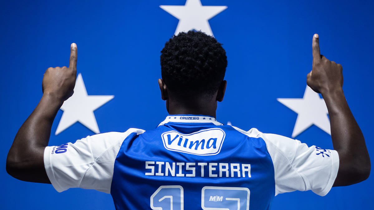 Reforço do Cruzeiro, Sinisterra vestirá a camisa 17 (foto: Gustavo Aleixo/Cruzeiro)