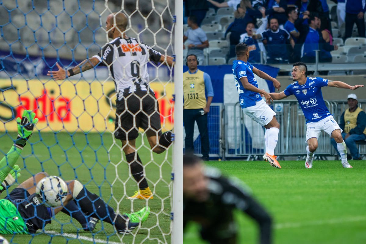 Atlético venceu em 2014; Cruzeiro venceu em 2019 (foto: Foto: Bruno Cantini/Bruno Haddad)