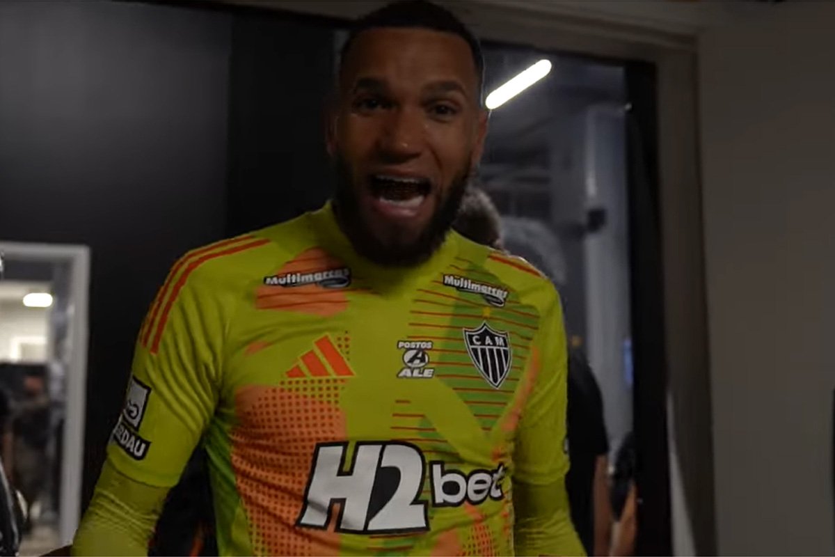 Everson, goleiro do Atlético (foto: Reprodução/Galo TV)