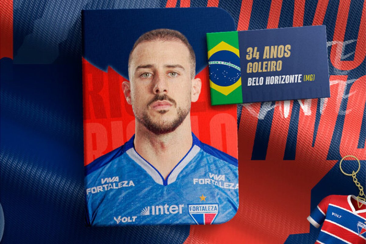 Helton Leite, goleiro do Fortaleza, é filho de João Leite, ídolo do Galo (foto: Reprodução)