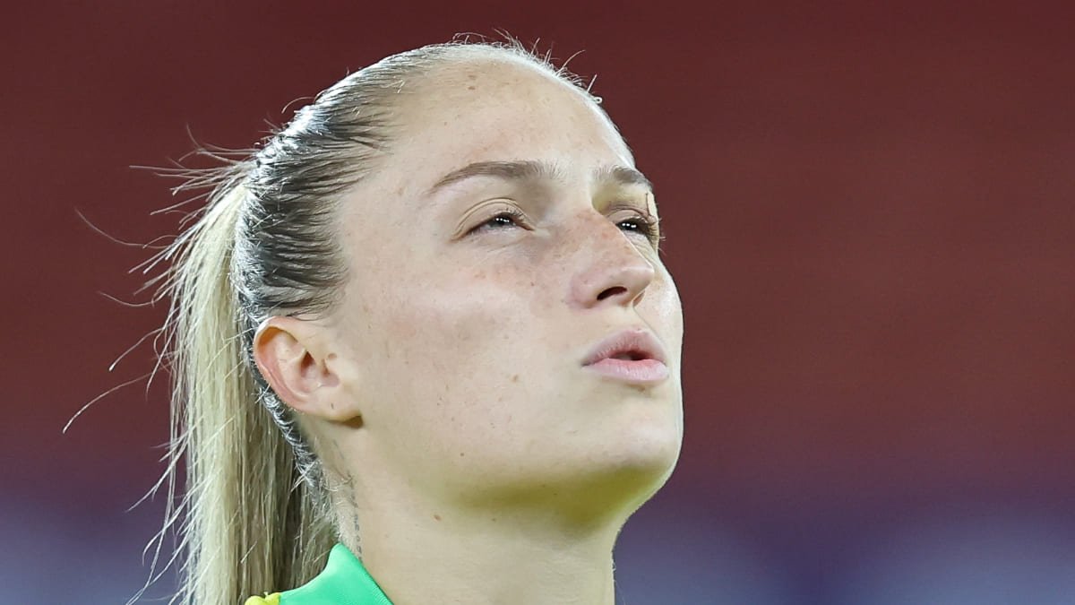 Isa Haas, zagueira do Cruzeiro, com a Seleção Brasileira Feminina (foto: Lívia Villas Boas/CBF)