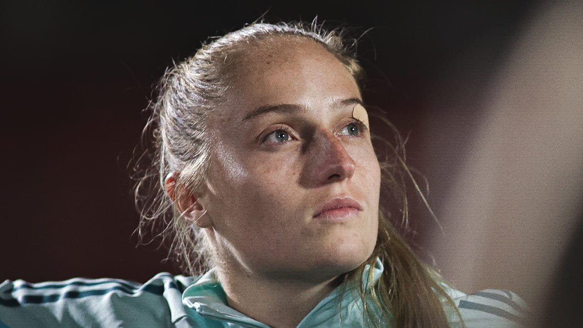 Isa Haas, zagueira do Cruzeiro (foto: Gustavo Martins/Cruzeiro)