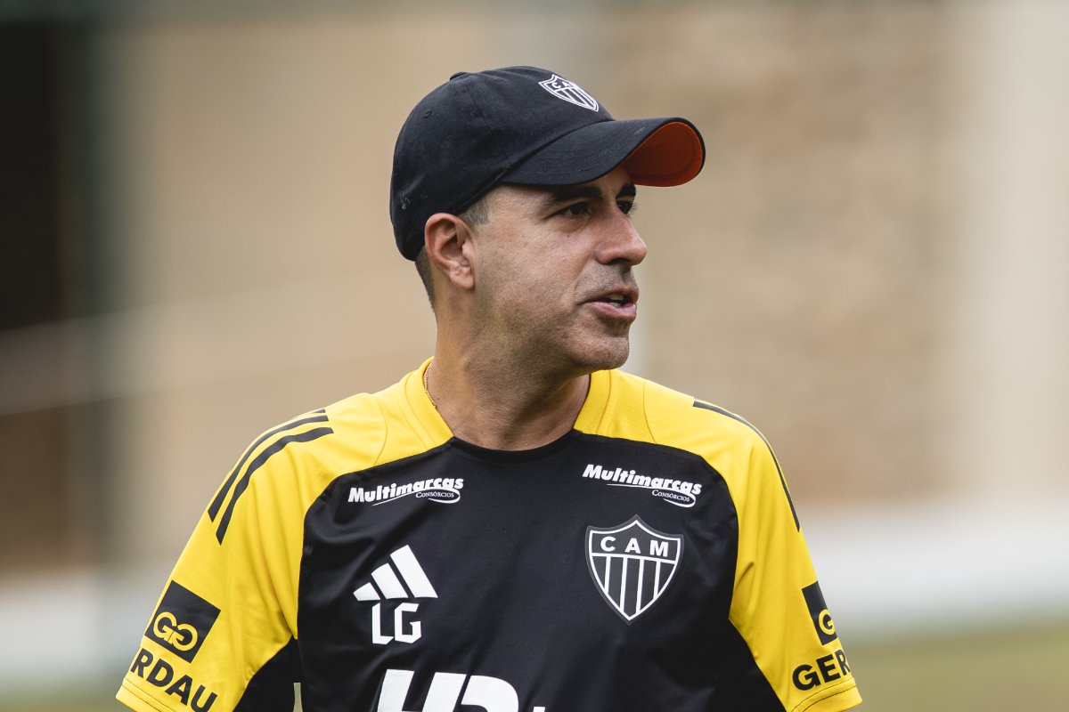 Lucas Gonçalves, auxiliar técnico do Atlético (foto: Pedro Souza/Atlético)
