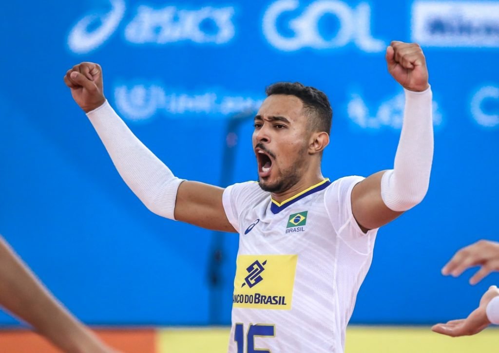 Maique Reis, líbero da Seleção Brasileira Masculina de Vôlei (foto: Wander Roberto/Inovafoto/CBV)