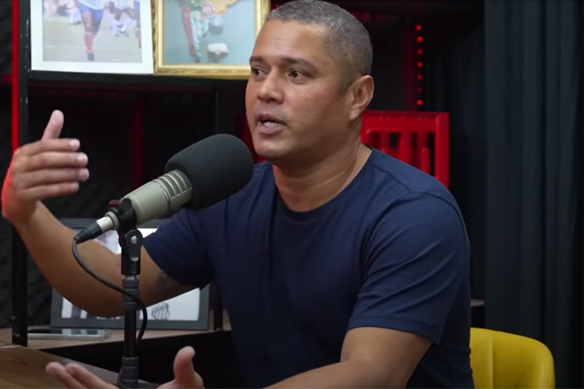 Marcelo Ramos, ídolo do Cruzeiro, em entrevista ao Charla Podcast (foto: Reprodução/Charla Podcast)